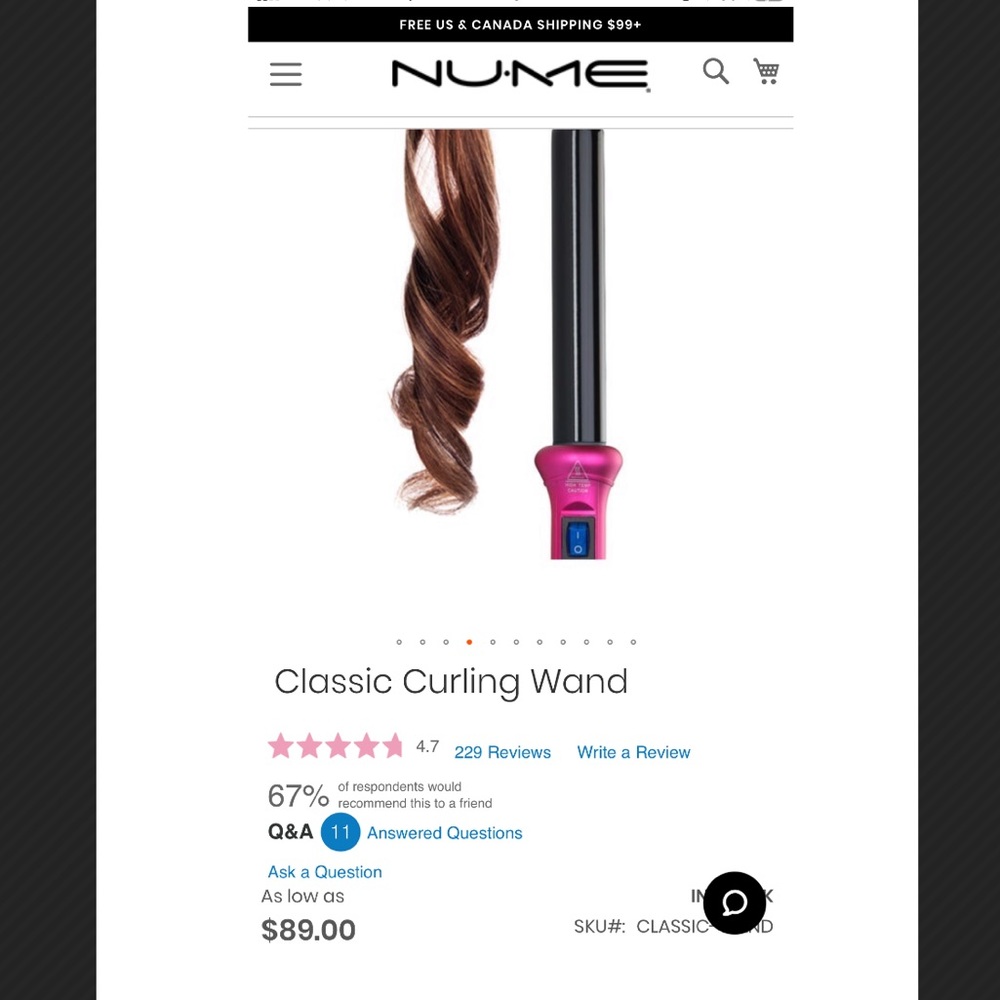 Curling iron